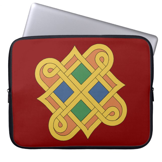 Durrow Knotwork 2016 Laptop Sleeve (Voorkant)