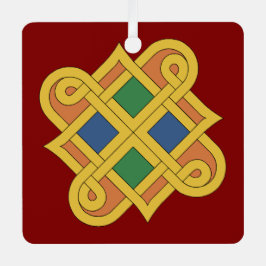 Durrow Knotwork 2016 Metalen Ornament