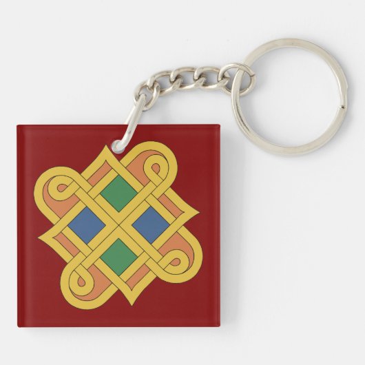 Durrow Knotwork 2016 Sleutelhanger (Achterkant)