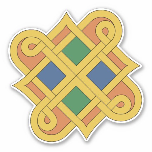 Durrow Knotwork 2016 Sticker (Voorkant)