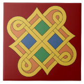 Durrow Knotwork 2016 Tegeltje (Voorkant)