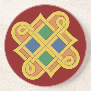 Durrow Knotwork 2016 Zandsteen Onderzetter