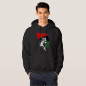 Durruti - Anarchy Flag Hoodie (Voorkant volledig)