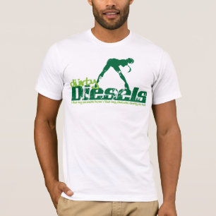 Durty Diesels Green Grunge T-shirt