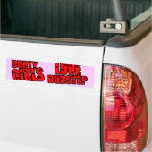 DURTY GIRLS LIVE DUBSTEP BUMPERSTICKER (Op Truck)