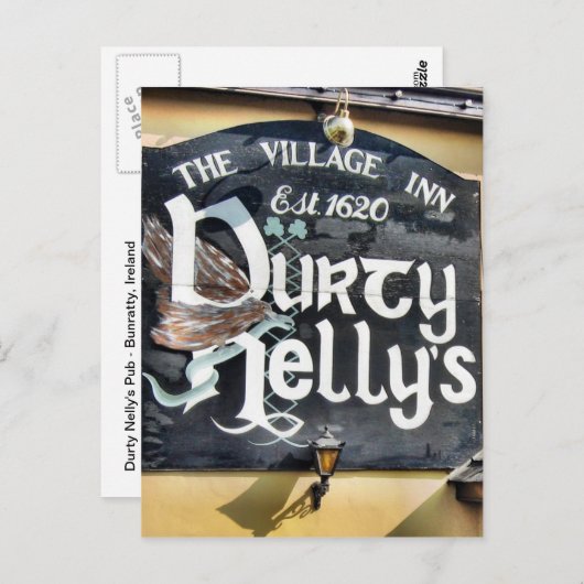 Durty Nelly's Pub Briefkaart (Voorkant / Achterkant)