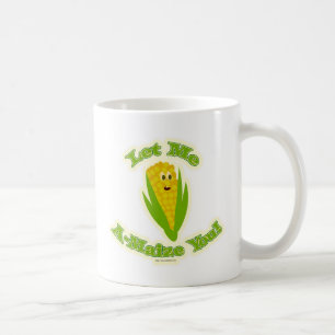 Dus A-Maize Corn Cute Cartoon Character Koffiemok
