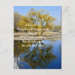Dus als iemand in Christus is, briefkaart