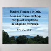 Dus als iemand in Christus is, is hij een nieuw... Poster (Voorkant)