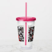 Dus Berry Lovely - Acryl Sipper Tumbler Drinkbeker (Rechts)