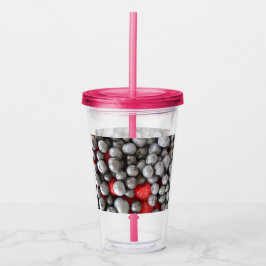 Dus Berry Lovely - Acryl Sipper Tumbler Drinkbeker