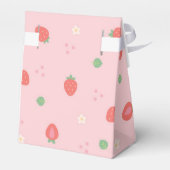 Dus Berry Sweet. Aardbei Birthday Bedankdoosjes (Achterkant)