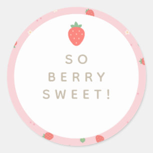 Dus Berry Sweet. Aardbeift Labels