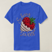 Dus Berry Sweet Strawberry Valentijnsdag T-shirt (Design voorkant)