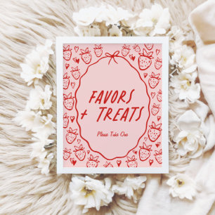 Dus Berry Sweet Whimsical Coquette Favorieten & Tr Poster