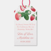 Dus berry zoet van je aardbeienfeest voor Labels Cadeaulabel (Voorkant)