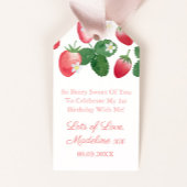 Dus berry zoet van je aardbeienfeest voor Labels Cadeaulabel