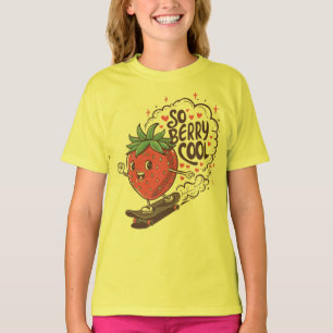 Dus bessen koel zoete aardbeienfruit t-shirt