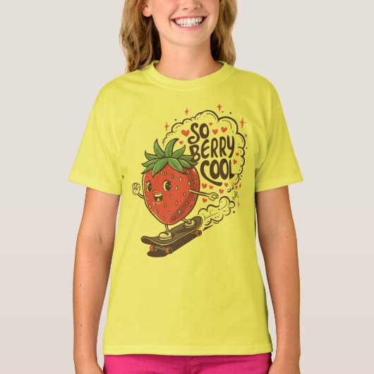 Dus bessen koel zoete aardbeienfruit t-shirt (Voorkant)