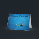DUS BEWIJS VAN JULLIE "SON" WIE KAYAKS KAART<br><div class="desc">HEB JE EEN **SON** DIE NAAR KAYAK GAAT EN NAAR BEACH IS? HIER IS EEN "COOL CARD",  NET VOOR HEM. DANK JE VOOR HET OPLOSSEN VAN MIJN 8 STORES.</div>