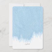 Dus "Blessed Photo Religious Invitation" Kaart (Achterkant)