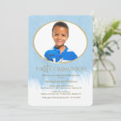 Dus "Blessed Photo Religious Invitation" Kaart (Staand voorkant)