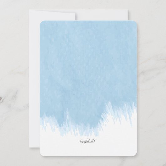 Dus "Blessed Photo Religious Invitation" Kaart (Achterkant)