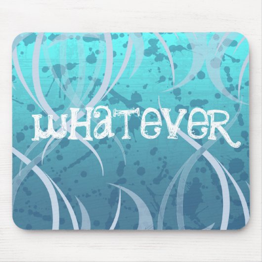 Dus Blue What Punk Mousepad Muismat (Voorkant)