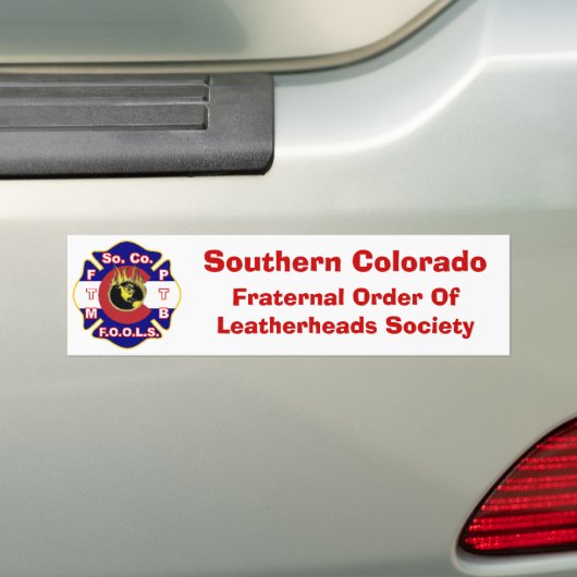 Dus.. Bumpersticker Co. FOOLS (Op auto)