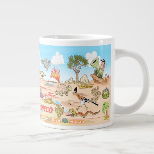 Dus Cal Giant Coffee Mok (Rechts)