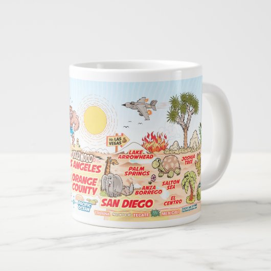 Dus Cal Giant Coffee Mok (Voorkant rechts)