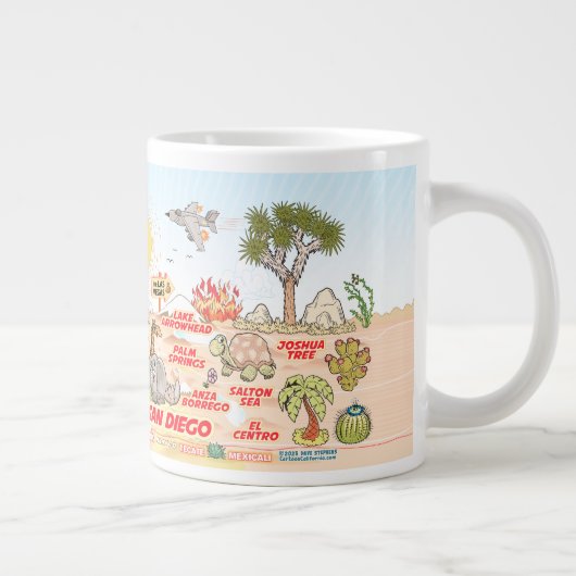 Dus Cal Giant Coffee Mok (Rechts)