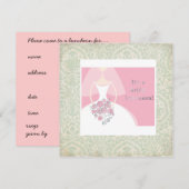 Dus chic Bridal Luncheon-uitnodiging Kaart (Voorkant / Achterkant)