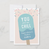 Dus Chill Kinder Classroom Valentijnsdag Kaart (Voorkant)