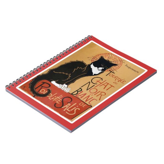 Dus Cool Le Chat Noir et Blanc Notitieboek (Linkerzijde)
