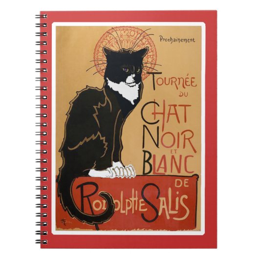 Dus Cool Le Chat Noir et Blanc Notitieboek (Voorkant)