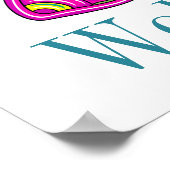 Dus Cute Butterfly Theme Teacher Poster (Hoek)