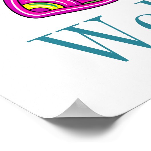 Dus Cute Butterfly Theme Teacher Poster (Hoek)