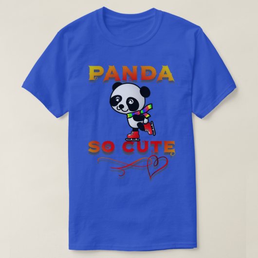 DUS CUTE PANDA T-SHIRT (Design voorkant)