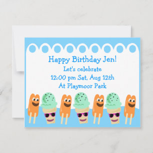 Dus Cute Summer Fun nodigt uit Kaart