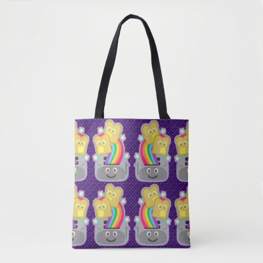 Dus Cute Toast Mania Tote Bag (Voorkant)