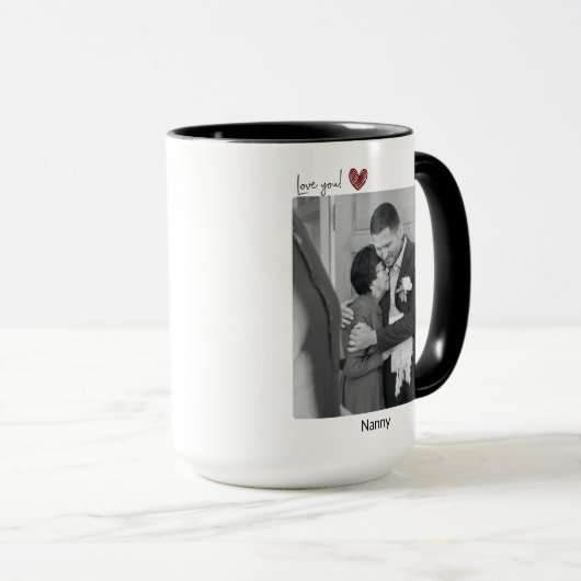 Dus dankbaar dat je van mij bent | Grootson Gift P Mok (Voorkant rechts)