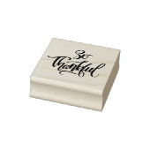 Dus dankbare penseelkalligrafie rubberstempel (Stempel)