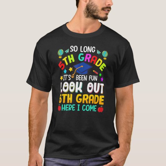 Dus de lange 5de graad 6de hier kom ik Afstuderen T-shirt (Voorkant)