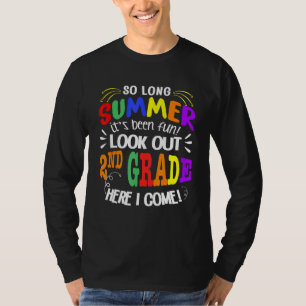 Dus de lange zomer is voorbij, kijk uit naar de tw t-shirt