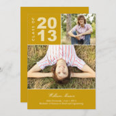 Dus de Voorrode Uitnodiging van het Afstuderen (Voorkant / Achterkant)