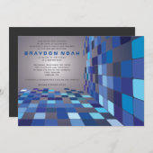 DUS DIGITAL Bar Bat Mitzvah Uitnodiging (Voorkant / Achterkant)