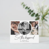 Dus Dit Gebeurde Galerij Multi Foto Elopement Kaart (Staand voorkant)