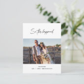 Dus dit gebeurde het Briefkaart van de Elopement F (Staand voorkant)