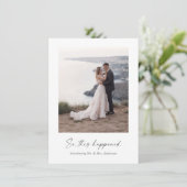 Dus dit gebeurde op de foto van de loling aankondiging (Staand voorkant)